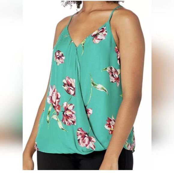 NWT Parker Harlow Top in Teal Magnolia - Picture 2 of 9